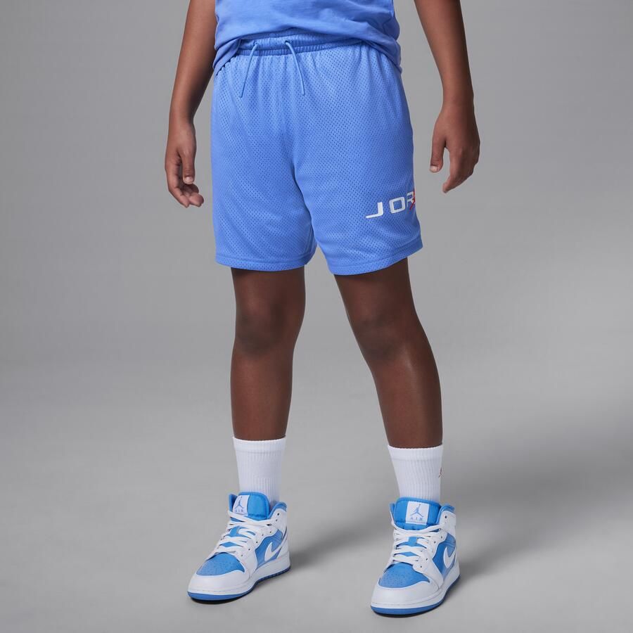 Jordan Dri-FIT Baseline kindershorts van mesh Blauw - Foto 4