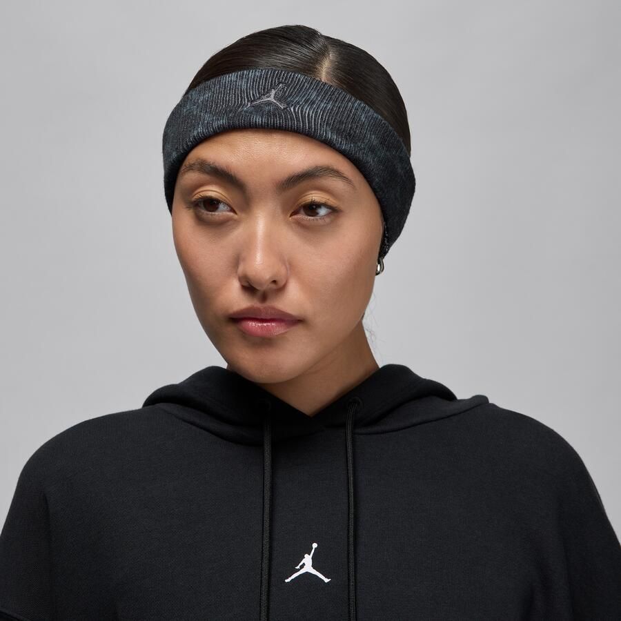 Jordan Dri-FIT hoofdband van badstof Zwart - Foto 4