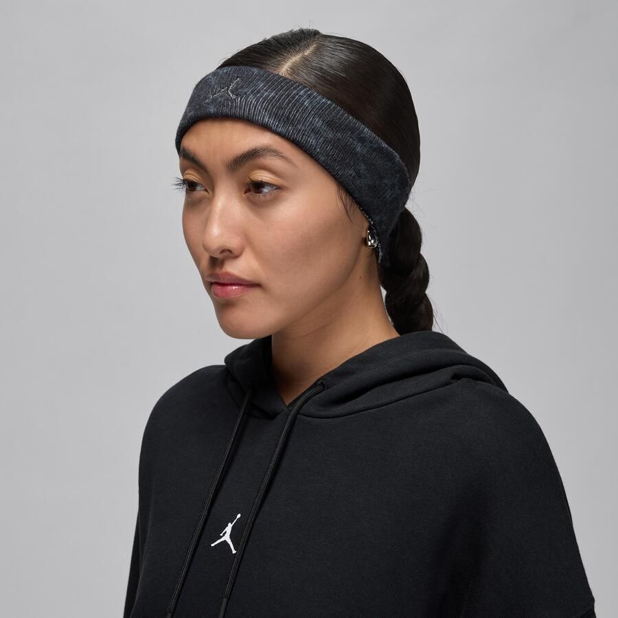 Jordan Dri-FIT hoofdband van badstof Zwart - Foto 2