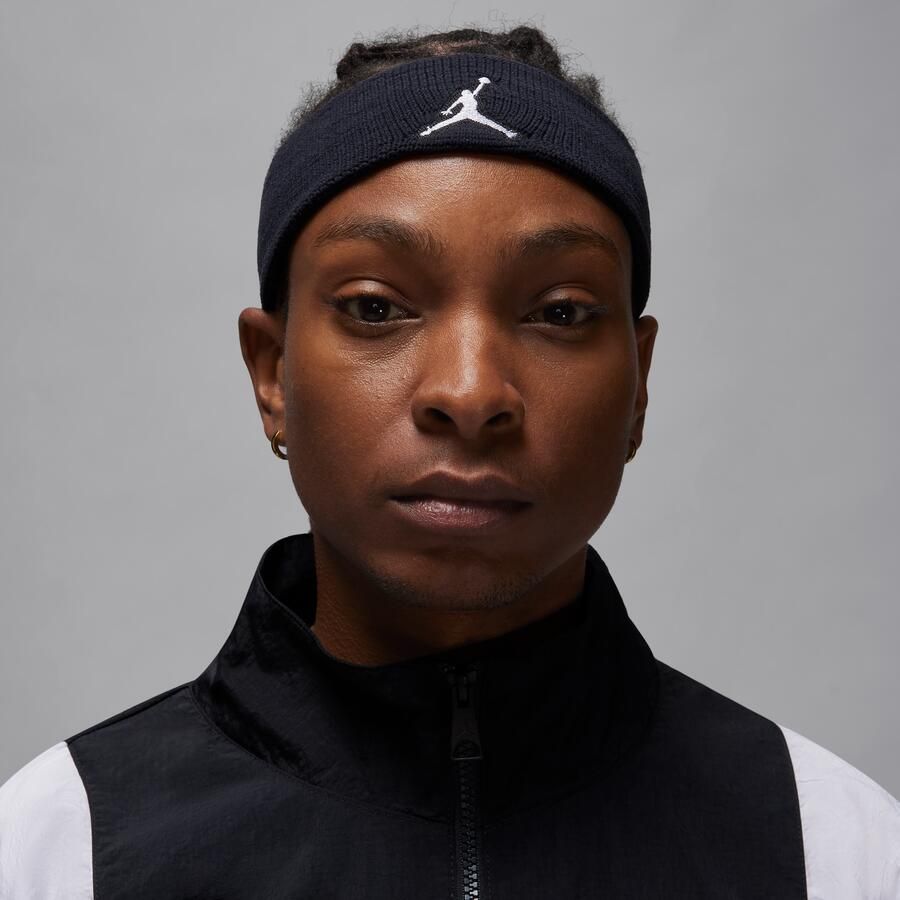 Jordan Dri-FIT Jump Hoofdband Zwart