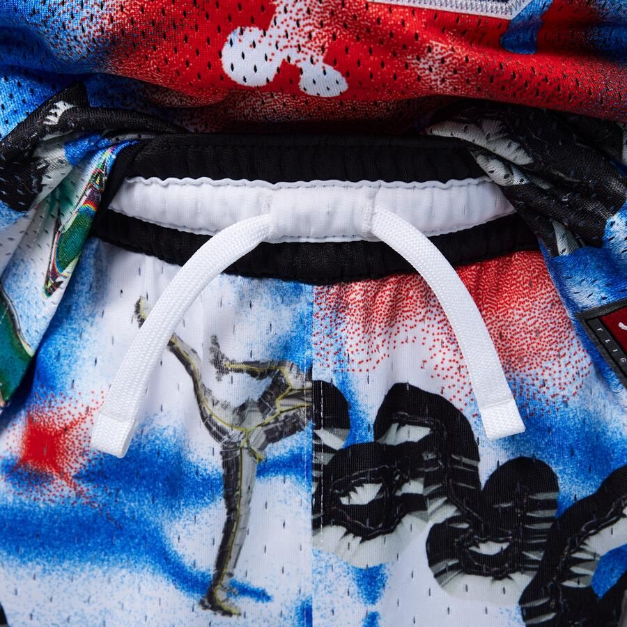 Jordan Dri-FIT MJ Sport Diamond kindershorts met print Blauw - Foto 3