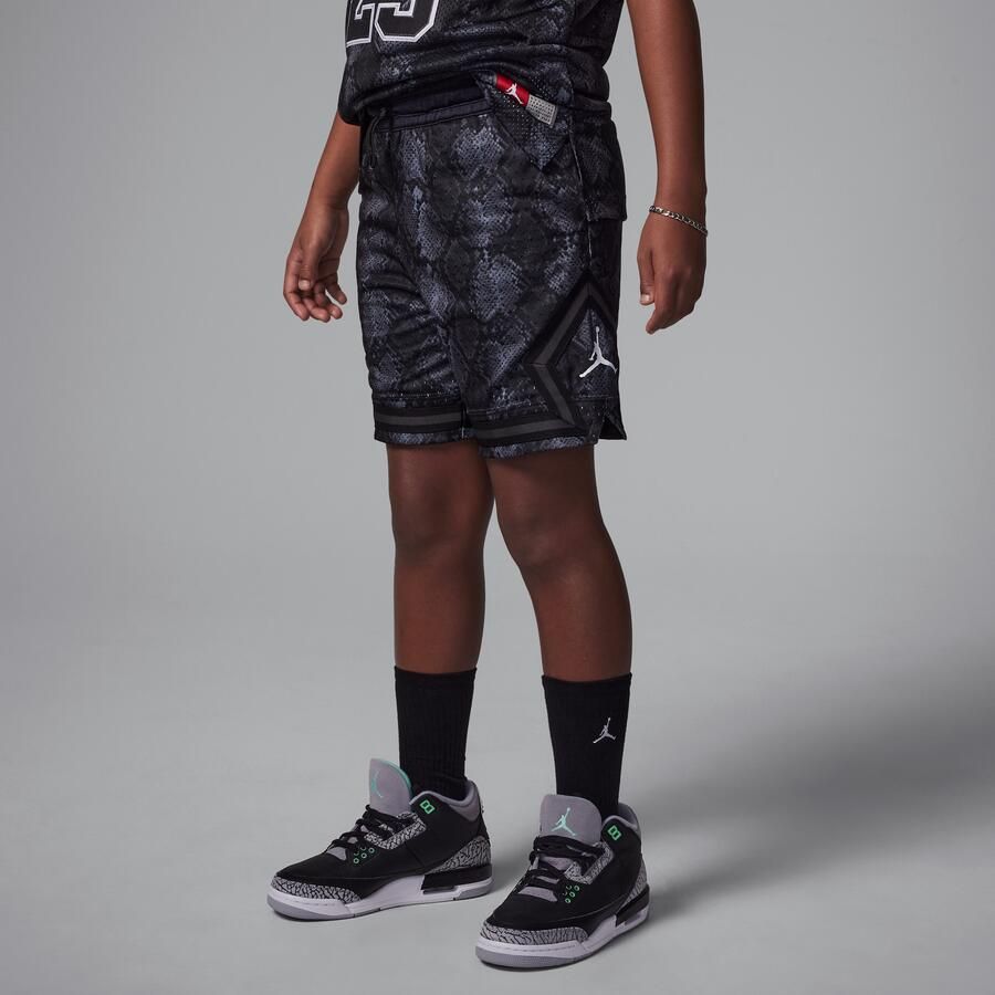 Jordan Dri-FIT MJ Sport Diamond kindershorts met print Grijs - Foto 4