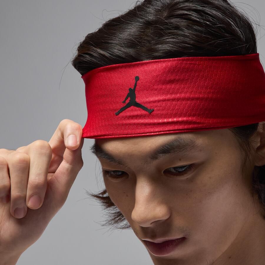 Jordan Dri-FIT Perfor ce sporthoofdband Rood - Foto 3
