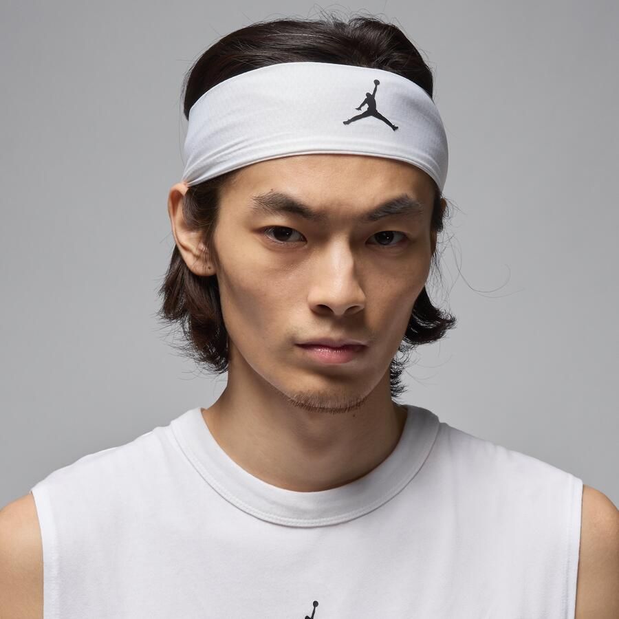 Jordan Dri-FIT Perfor ce sporthoofdband Wit - Foto 4
