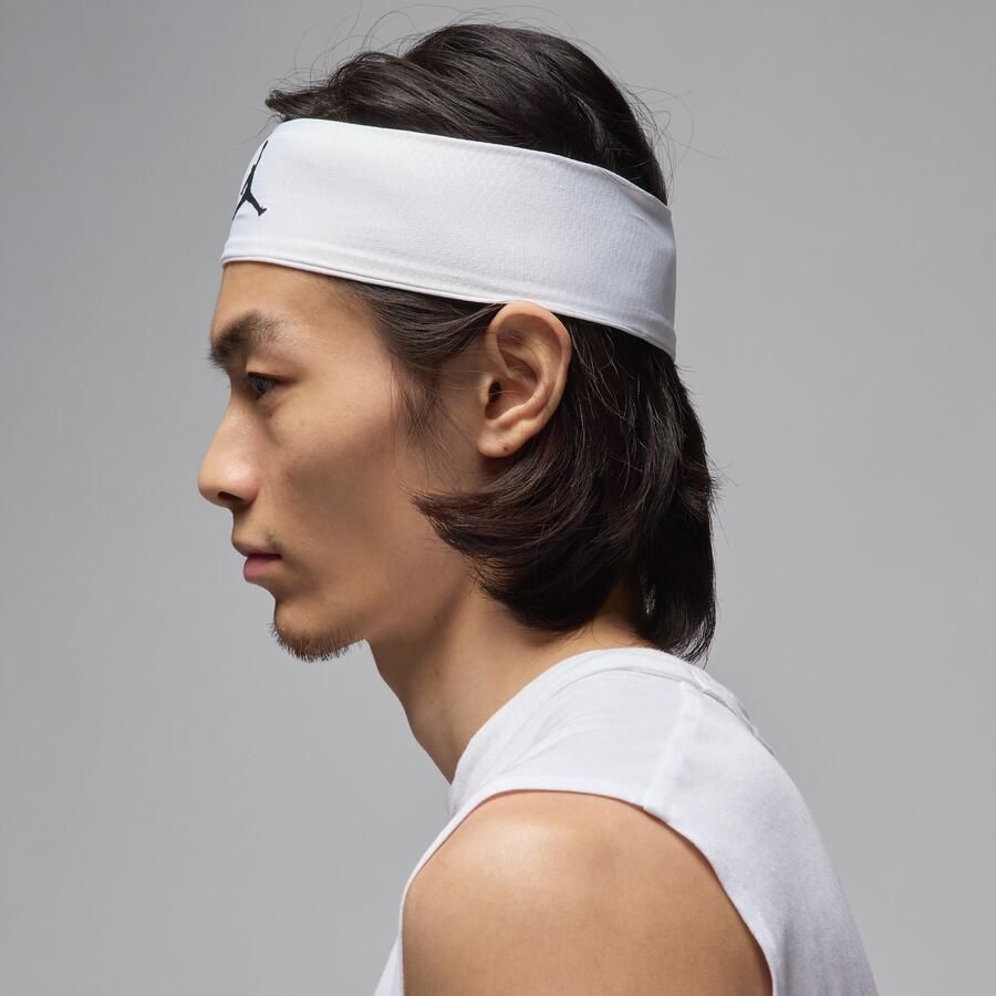 Jordan Dri-FIT Perfor ce sporthoofdband Wit - Foto 2