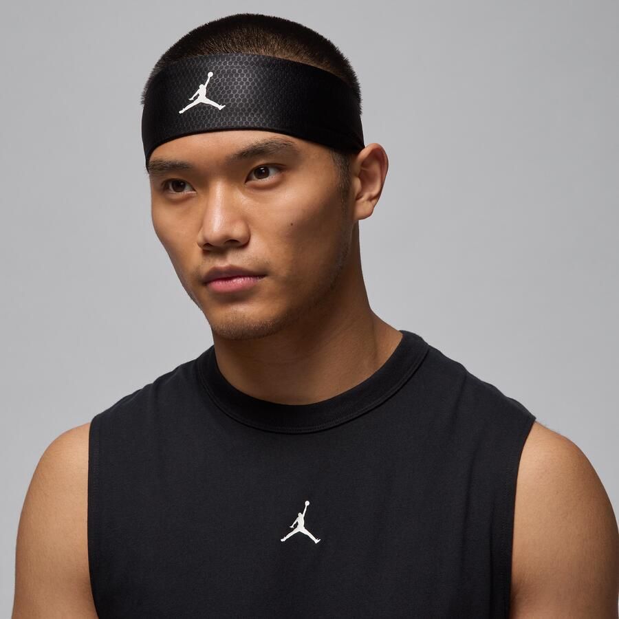 Jordan Dri-FIT Perfor ce sporthoofdband Zwart - Foto 4