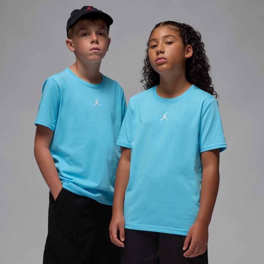 Jordan Dri-FIT Sport Core T-shirt voor kids Blauw - Foto 4
