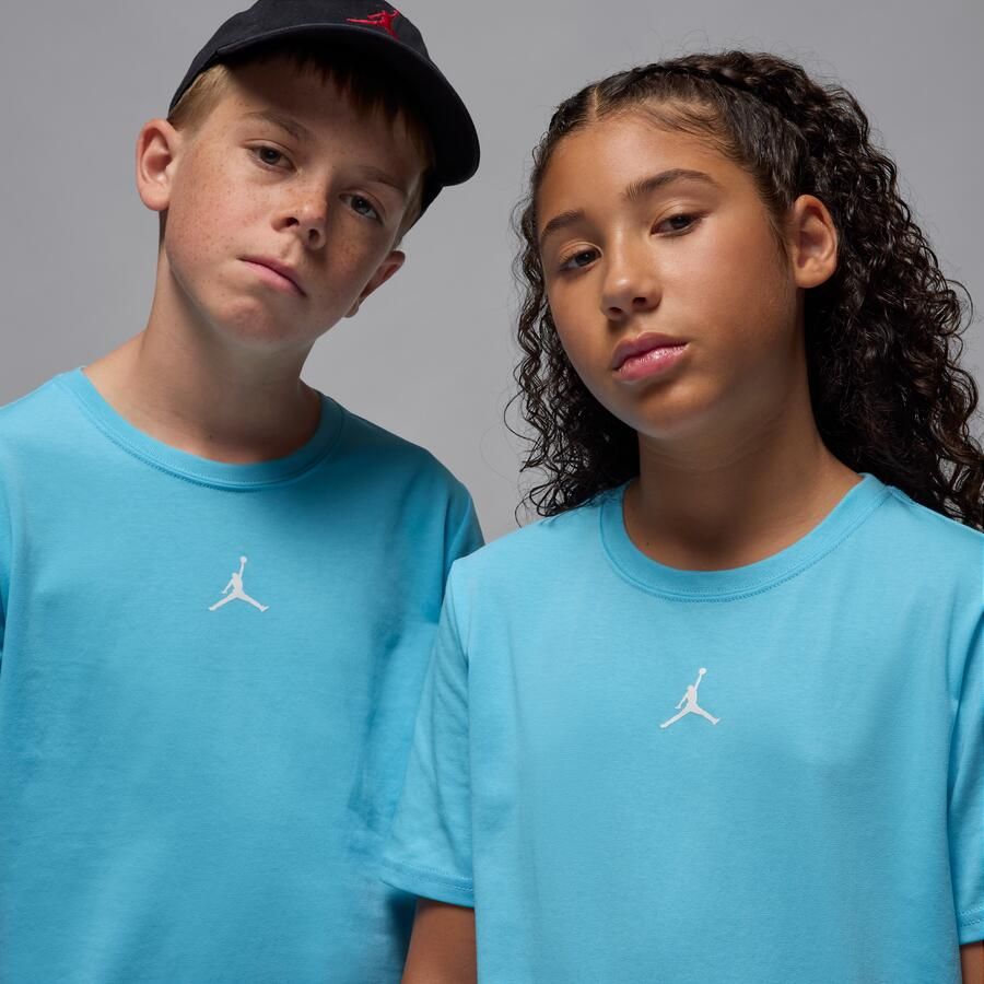 Jordan Dri-FIT Sport Core T-shirt voor kids Blauw - Foto 2