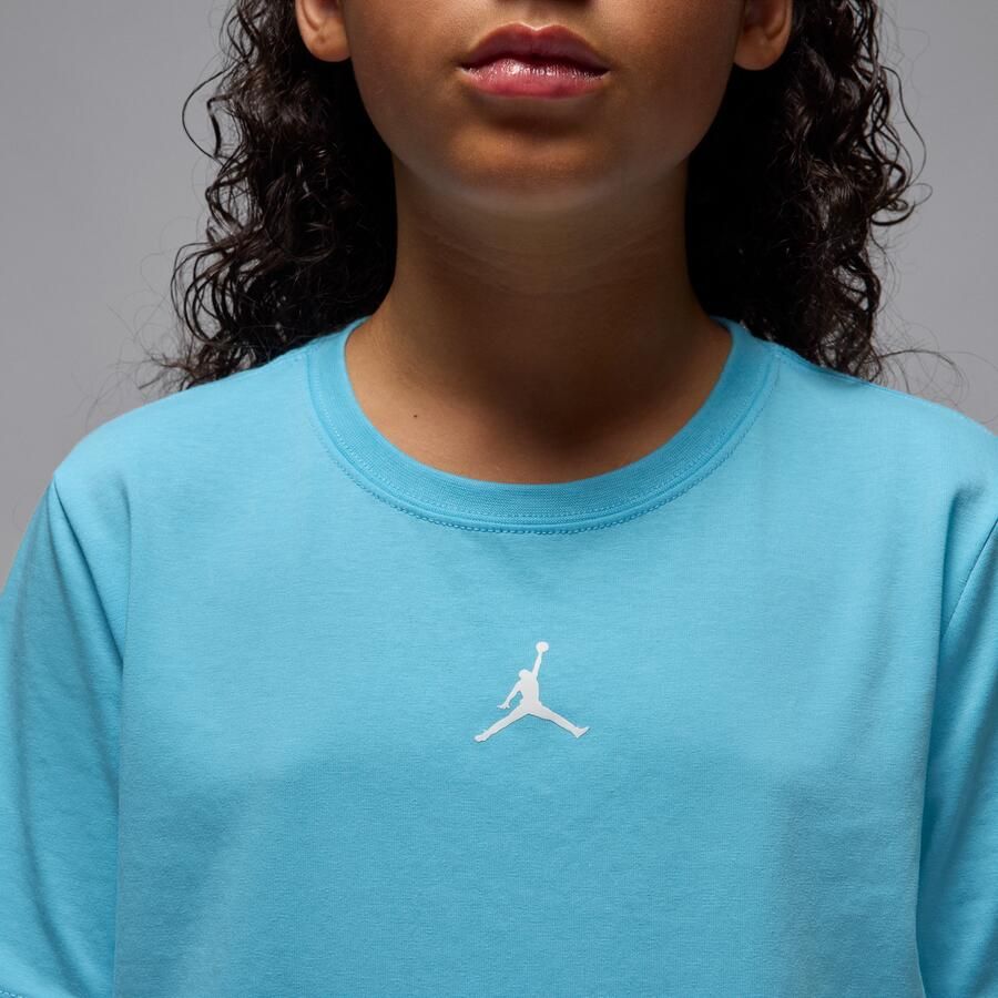 Jordan Dri-FIT Sport Core T-shirt voor kids Blauw - Foto 3