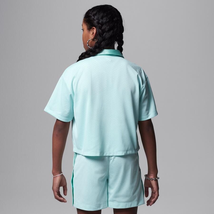 Jordan Dri-FIT Training Camp top met mesh en Jumpman voor kids Groen