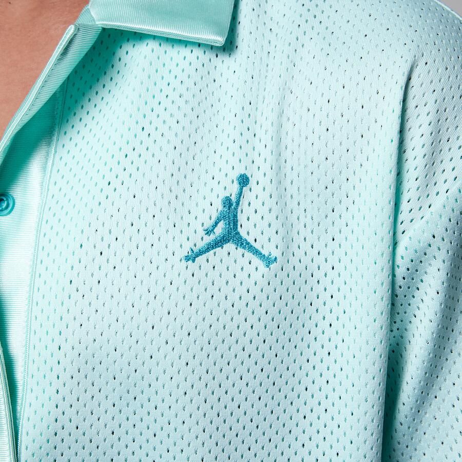 Jordan Dri-FIT Training Camp top met mesh en Jumpman voor kids Groen - Foto 3
