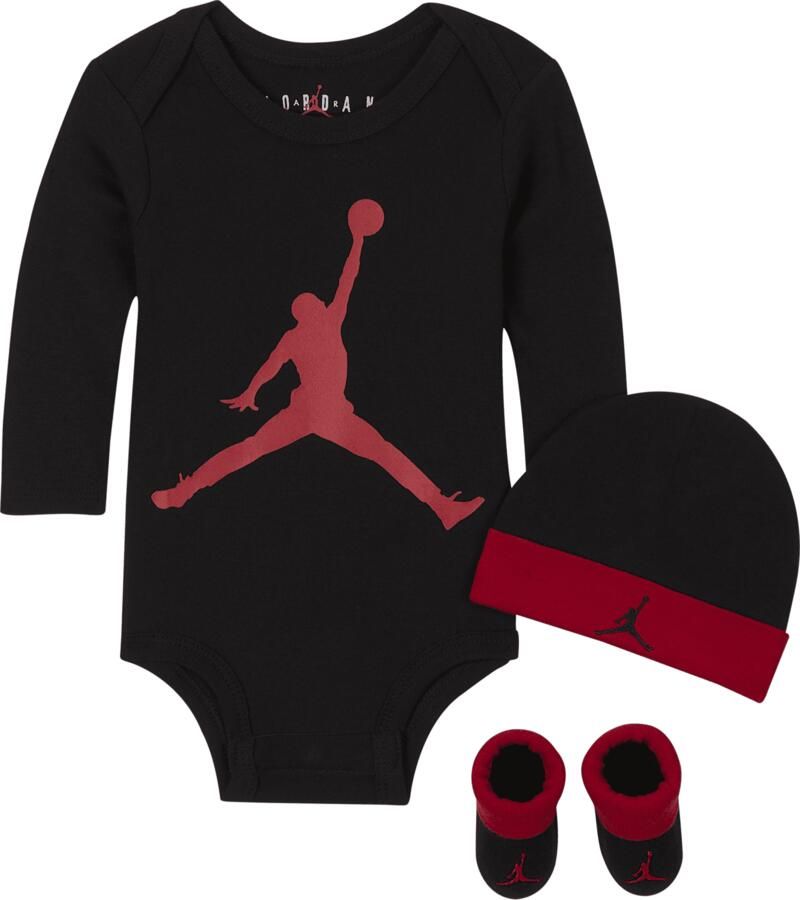 Jordan Driedelige babyset (0-12 maanden) Zwart