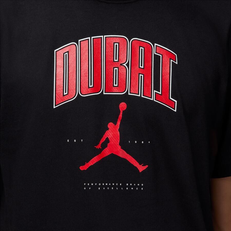 Jordan Dubai T-shirt voor heren Zwart - Foto 3