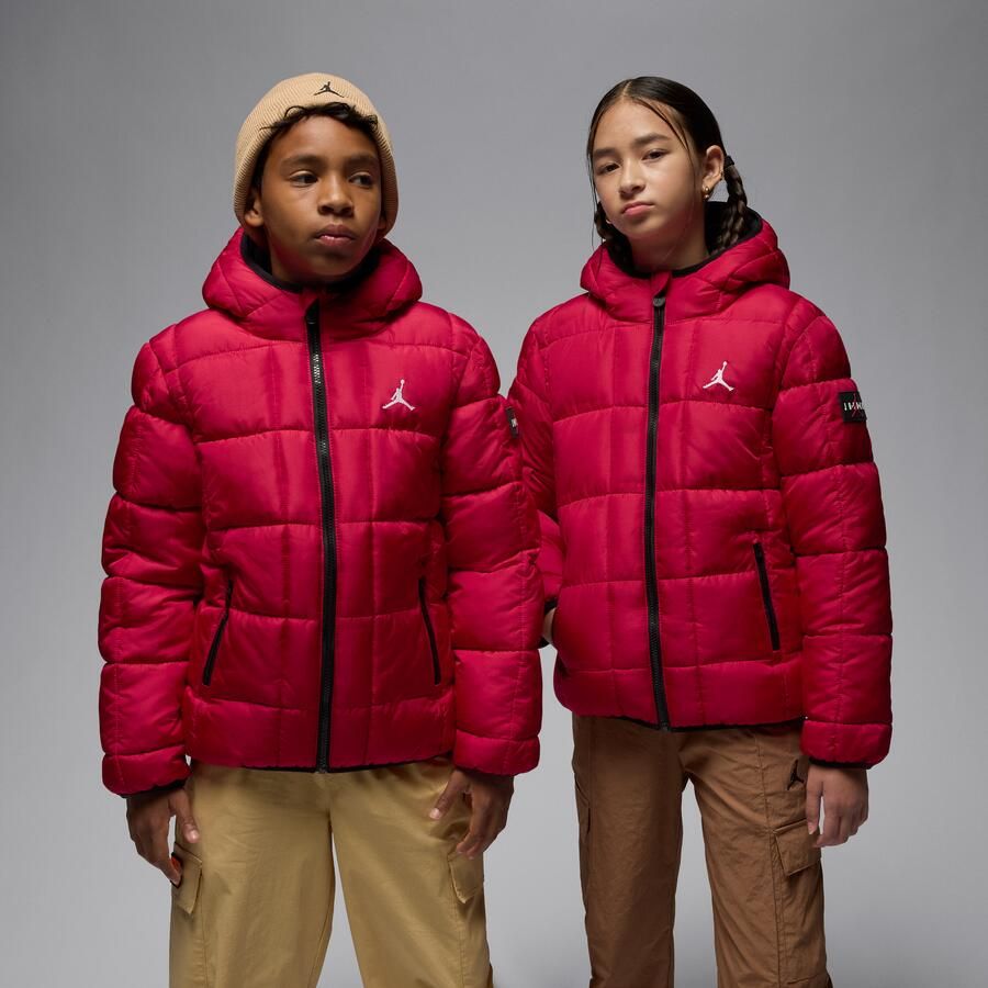 Jordan Essential gewatteerd jack voor kids (middelzwaar) Rood - Foto 4