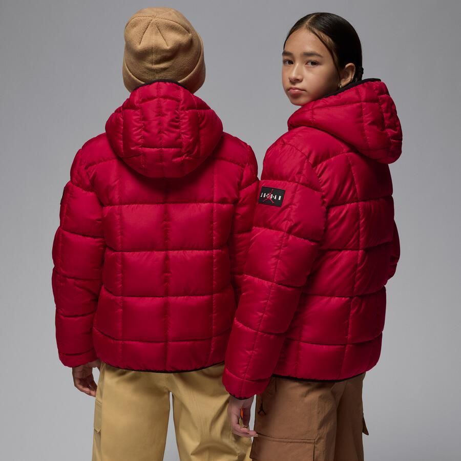 Jordan Essential gewatteerd jack voor kids (middelzwaar) Rood