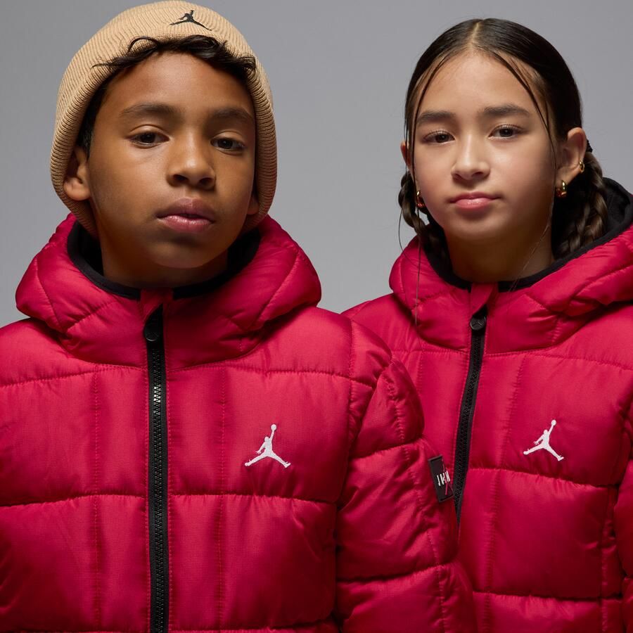 Jordan Essential gewatteerd jack voor kids (middelzwaar) Rood - Foto 2