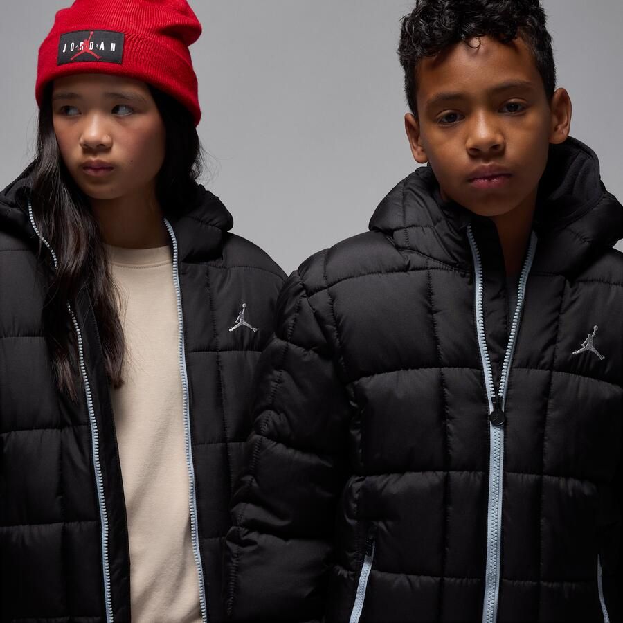 Jordan Essential gewatteerd jack voor kids (middelzwaar) Zwart - Foto 2