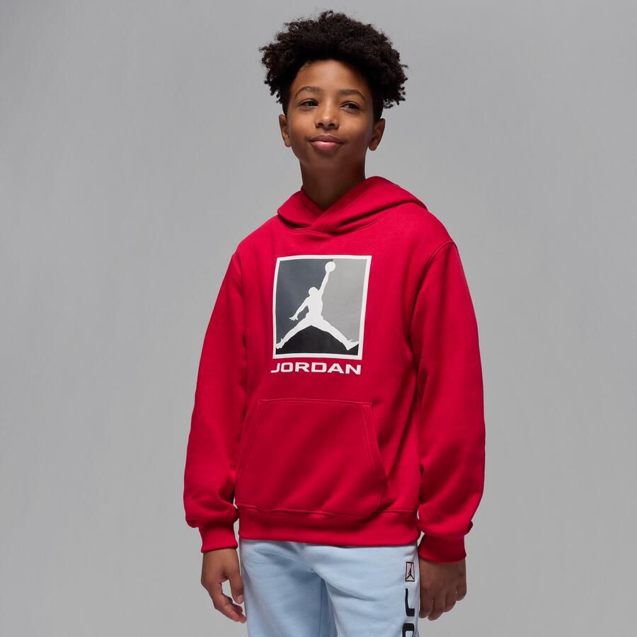 Jordan Essentials Baseline hoodie van fleece voor kids Rood - Foto 4