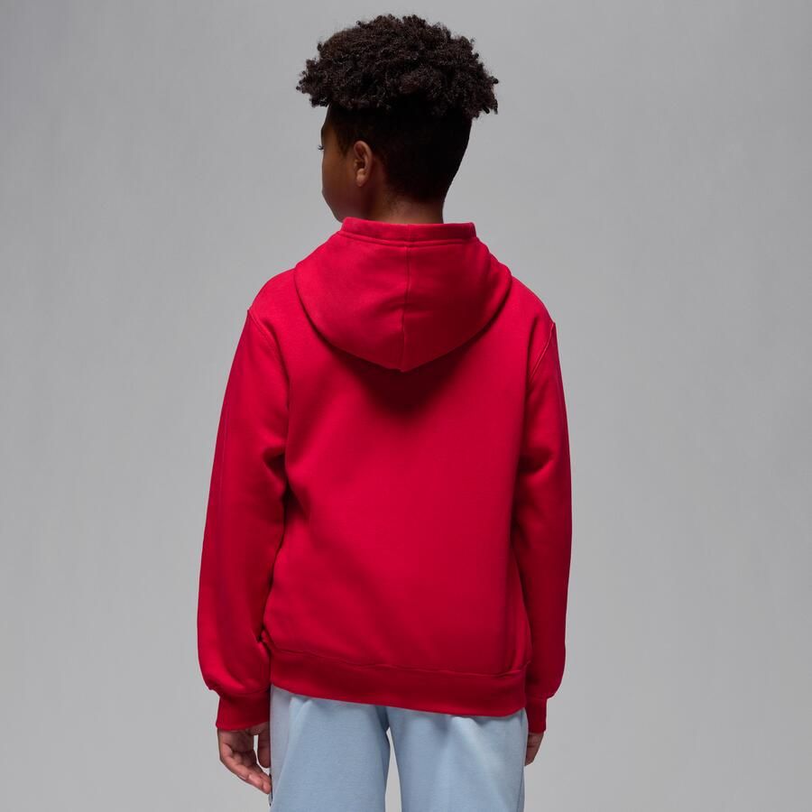 Jordan Essentials Baseline hoodie van fleece voor kids Rood
