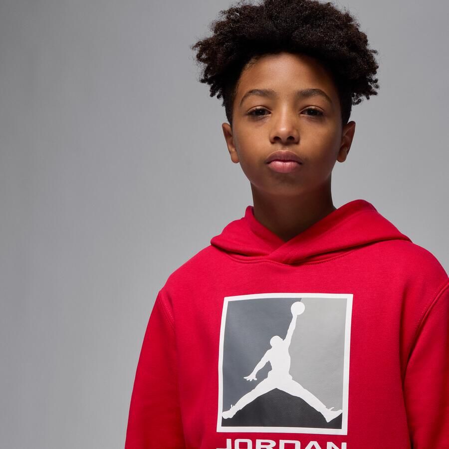 Jordan Essentials Baseline hoodie van fleece voor kids Rood - Foto 2