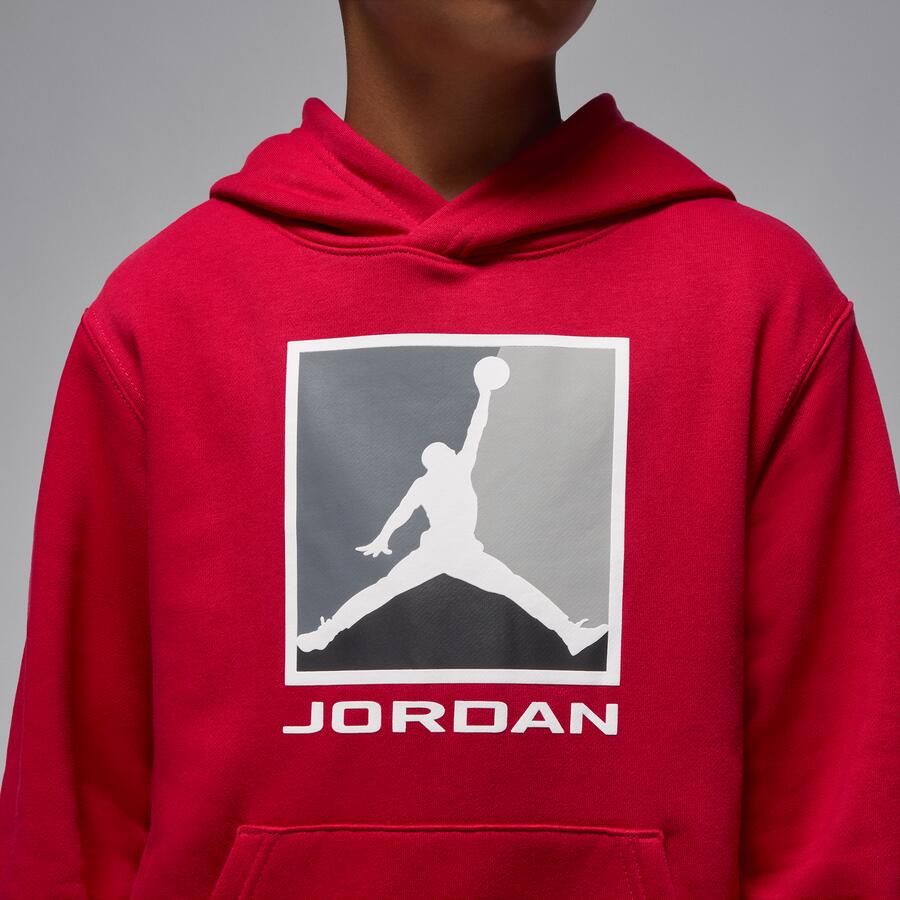 Jordan Essentials Baseline hoodie van fleece voor kids Rood - Foto 3