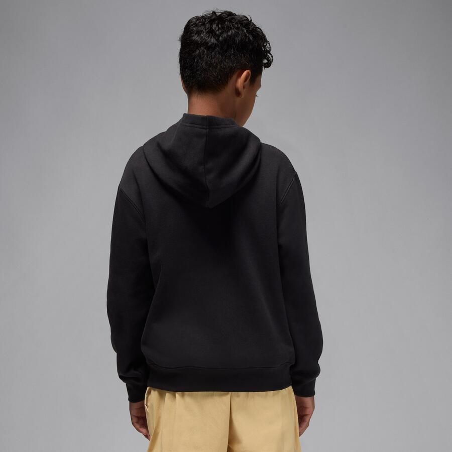Jordan Essentials Baseline hoodie van fleece voor kids Zwart