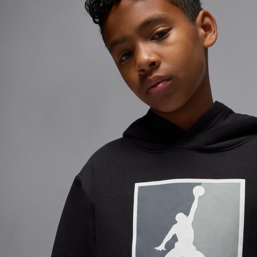 Jordan Essentials Baseline hoodie van fleece voor kids Zwart - Foto 2