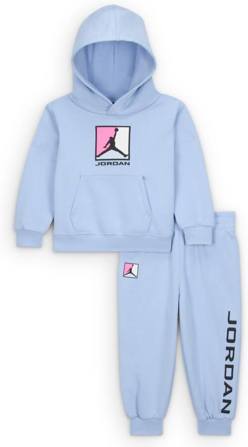 Jordan Essentials Baseline tweedelige hoodieset van fleece voor baby's (12-24 maanden) Blauw - Foto 3