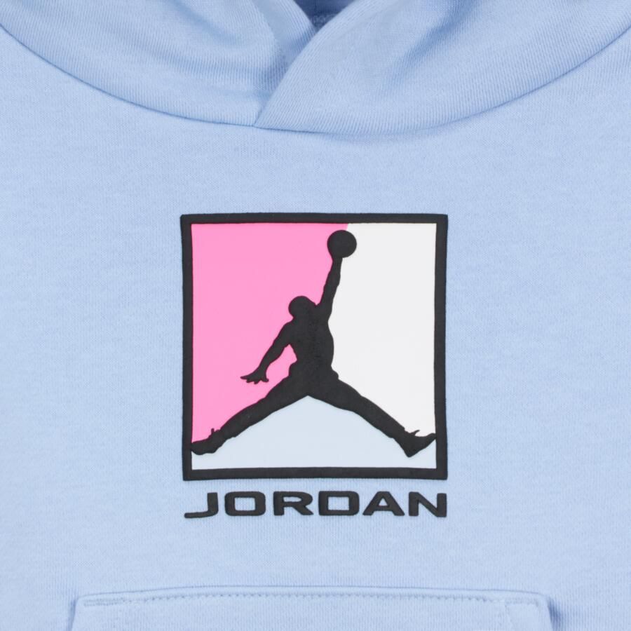 Jordan Essentials Baseline tweedelige hoodieset van fleece voor baby's (12-24 maanden) Blauw