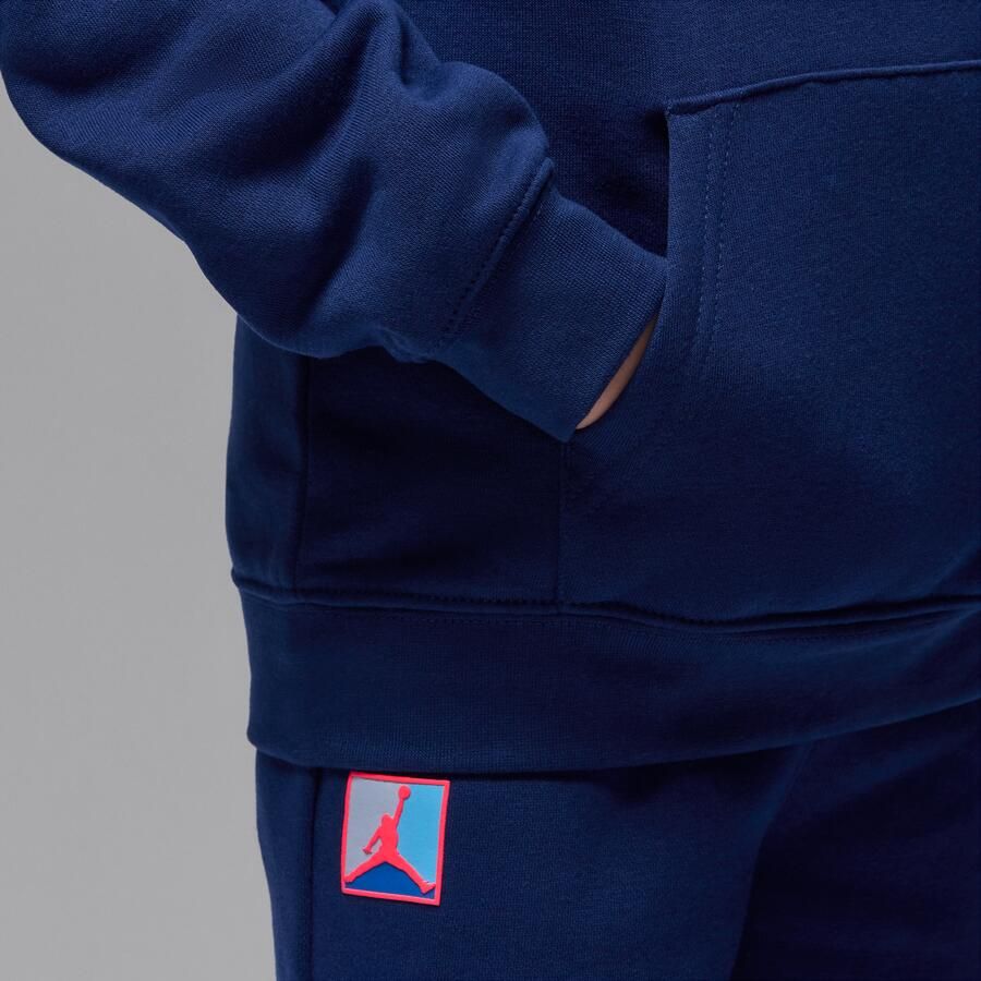 Jordan Essentials Baseline tweedelige hoodieset van fleece voor kleuters Blauw - Foto 2