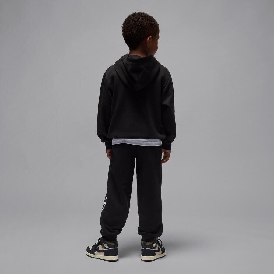 Jordan Essentials Baseline tweedelige hoodieset van fleece voor kleuters Zwart