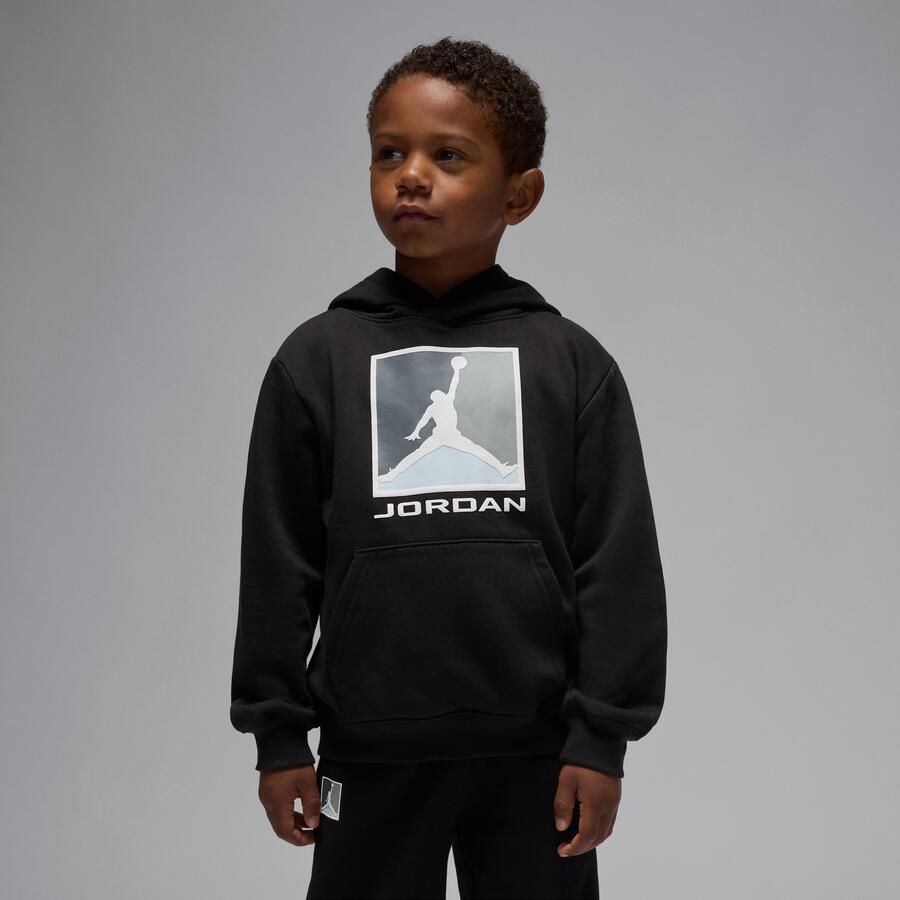 Jordan Essentials Baseline tweedelige hoodieset van fleece voor kleuters Zwart - Foto 2