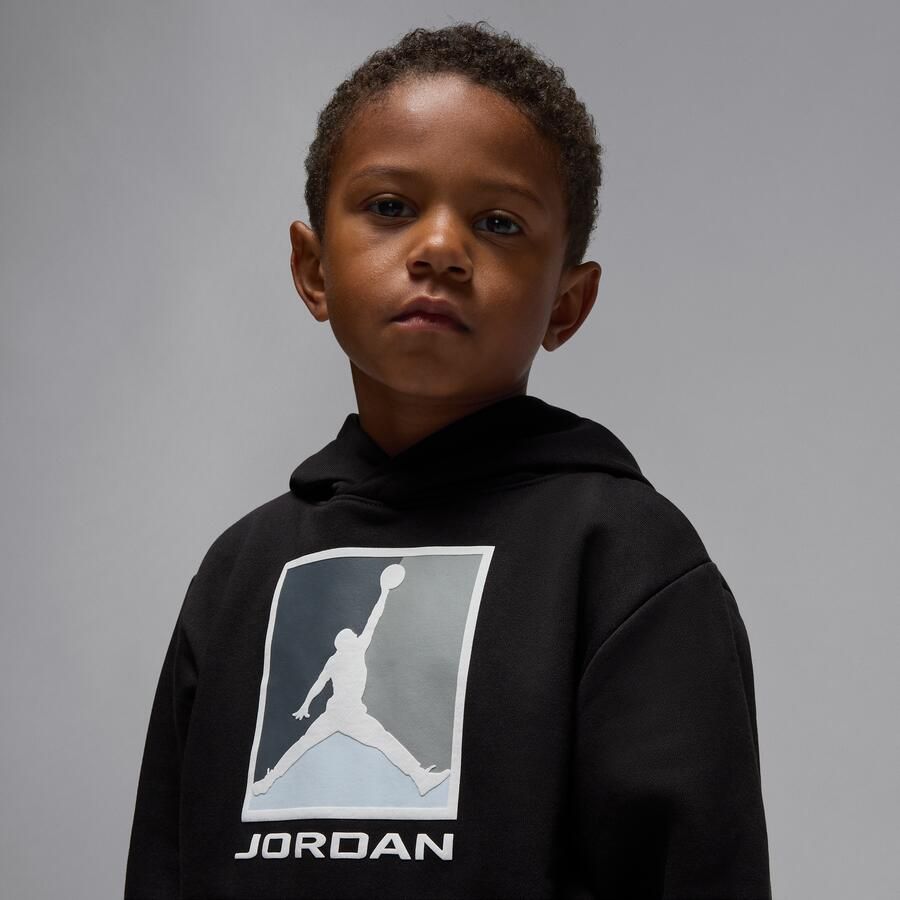 Jordan Essentials Baseline tweedelige hoodieset van fleece voor kleuters Zwart - Foto 3