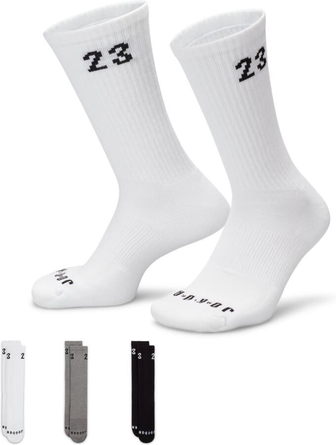 Jordan Essentials Crew sokken (3 paar) Meerkleurig - Foto 2