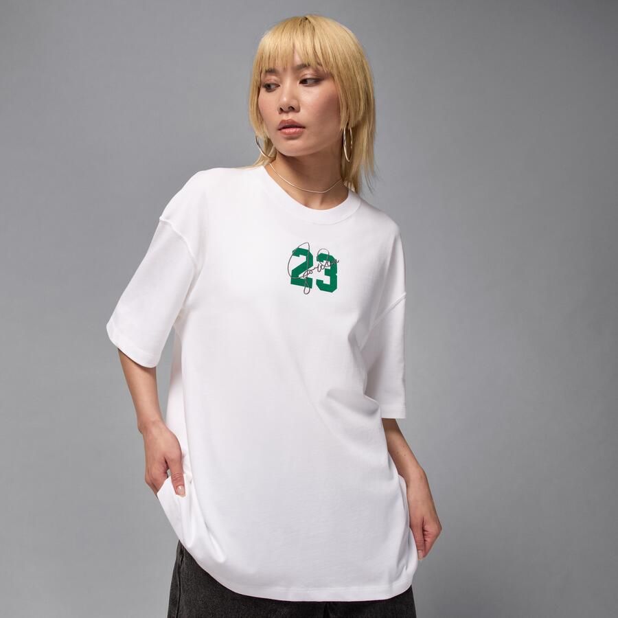 Jordan Essentials T-shirt met korte mouwen en graphic voor dames Wit - Foto 4