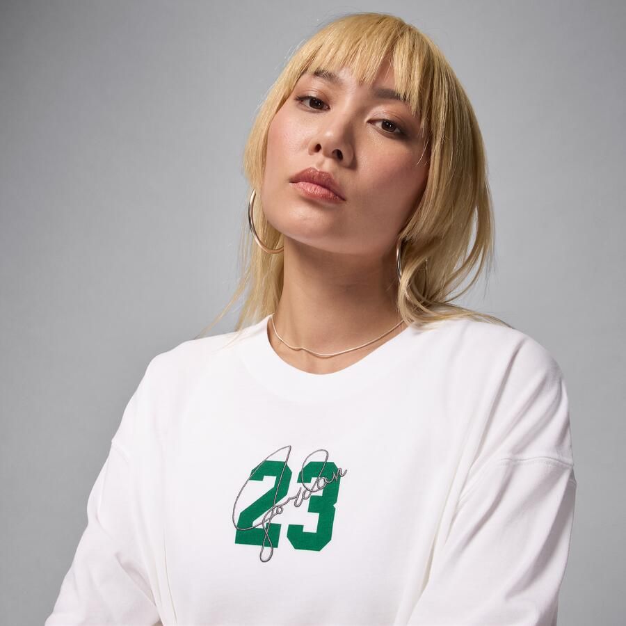 Jordan Essentials T-shirt met korte mouwen en graphic voor dames Wit - Foto 2