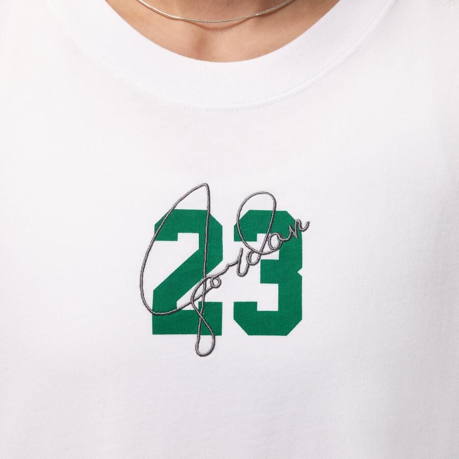 Jordan Essentials T-shirt met korte mouwen en graphic voor dames Wit - Foto 3