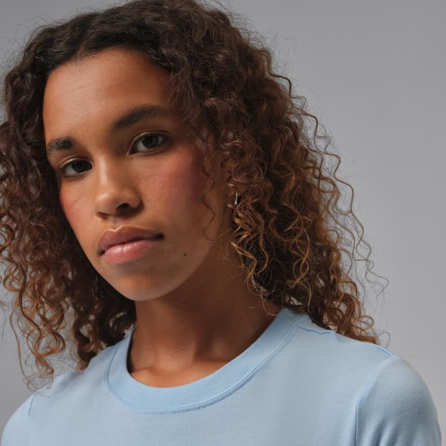 Jordan Essentials T-shirt voor dames Blauw - Foto 2