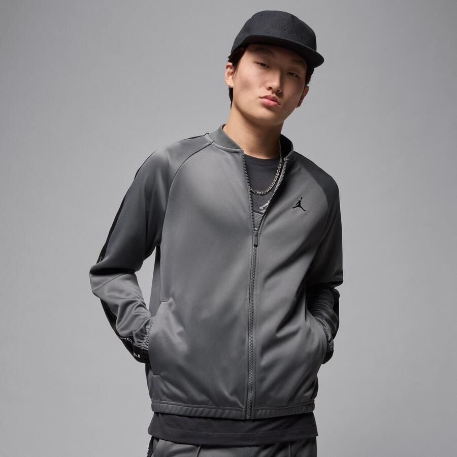 Jordan Essentials trainingsjack voor heren Grijs - Foto 4