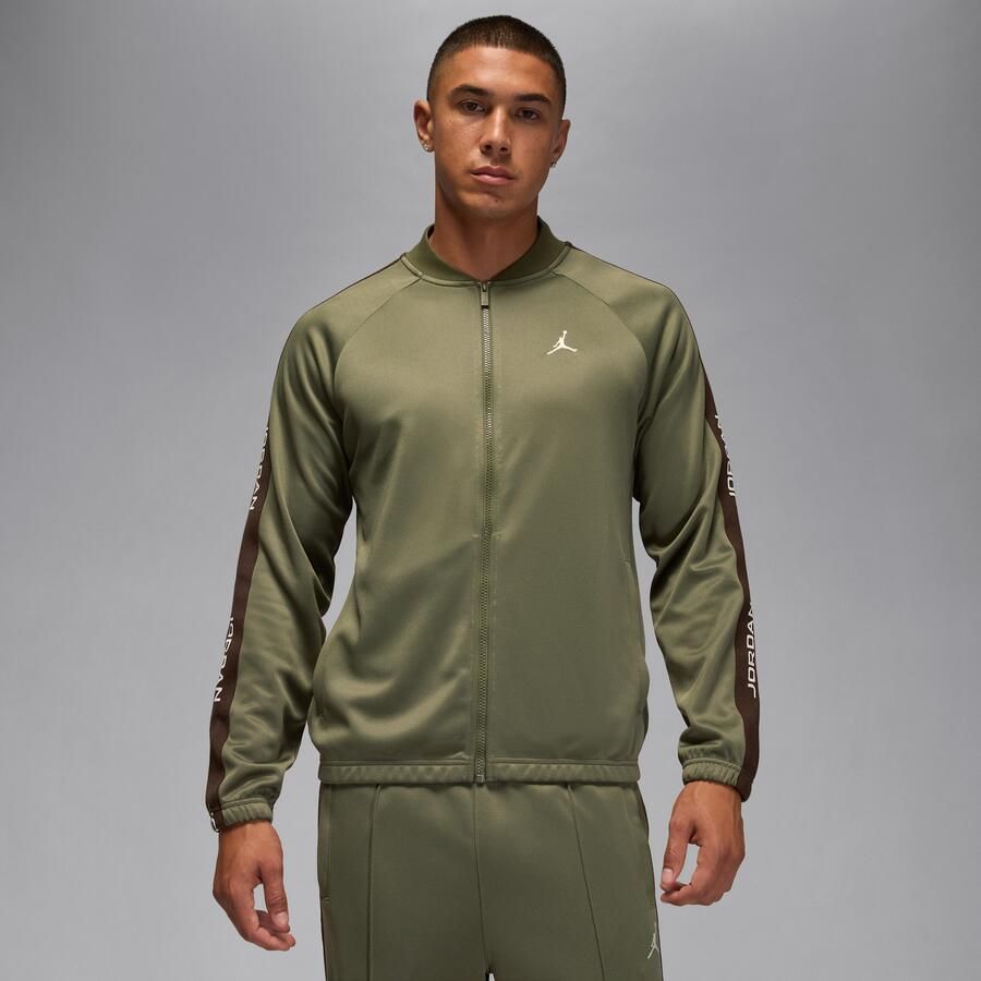 Jordan Essentials trainingsjack voor heren Groen - Foto 4