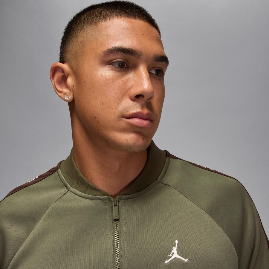 Jordan Essentials trainingsjack voor heren Groen - Foto 2
