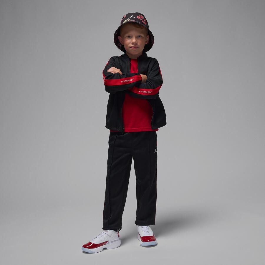 Jordan Essentials trainingsjack voor kleuters Zwart - Foto 4