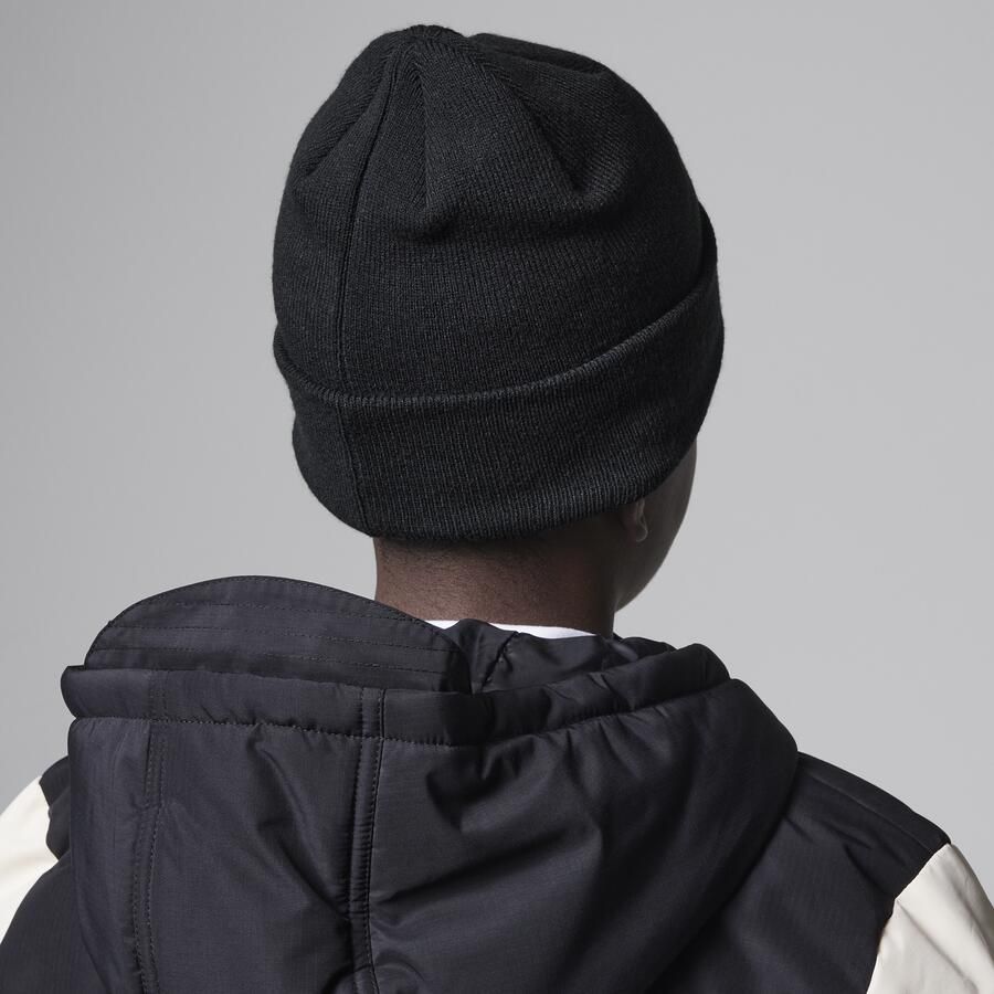 Jordan Essentials tweedelige beanieset voor kids Zwart