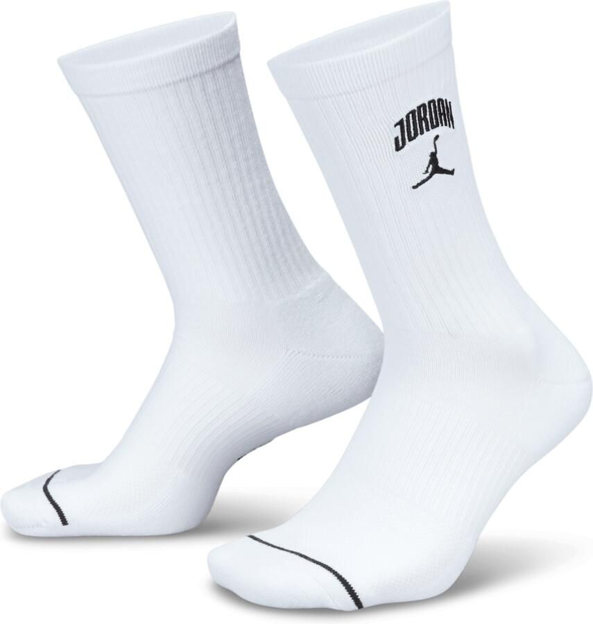 Jordan Everyday crew sokken (1 paar) Wit