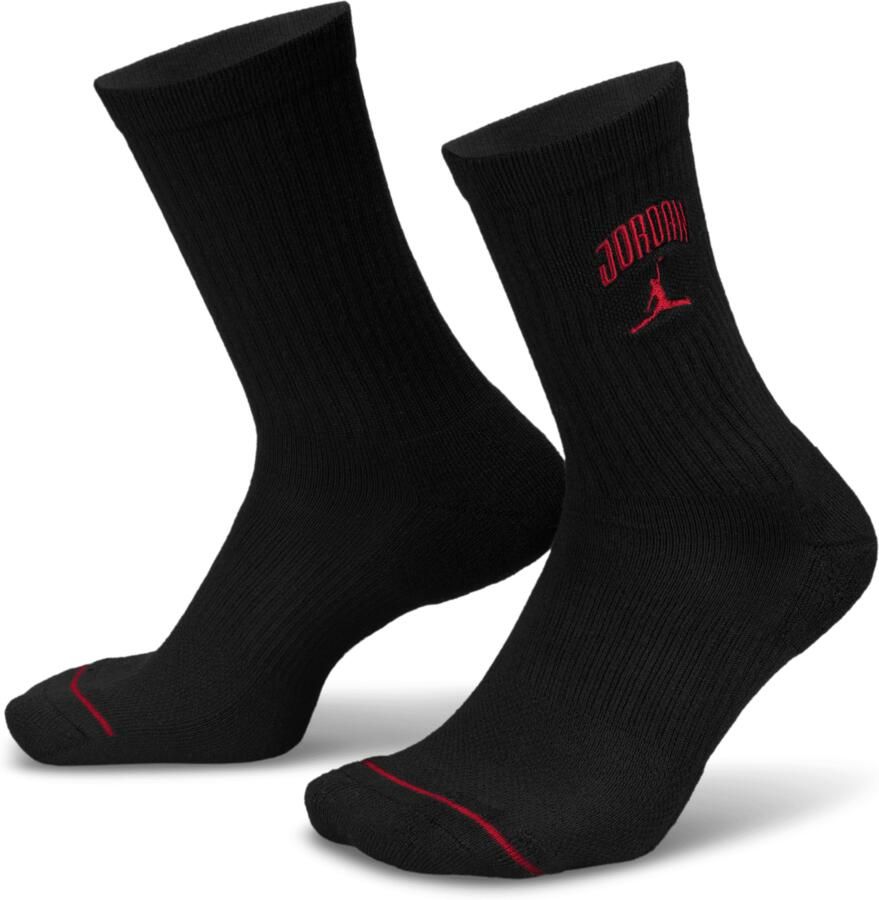 Jordan Everyday crew sokken (1 paar) Zwart