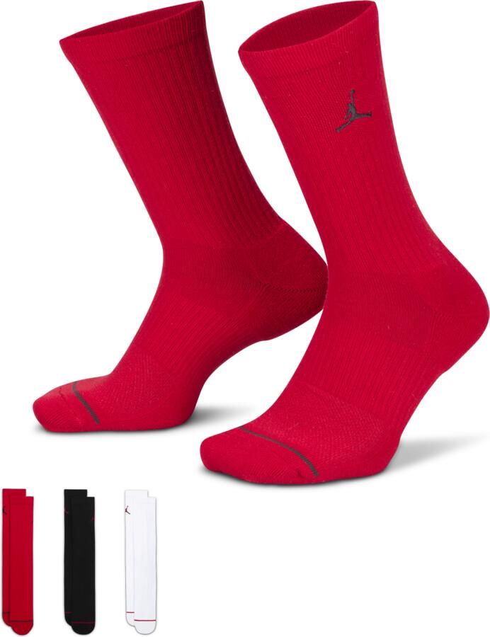 Jordan Everyday crew sokken (3 paar) Meerkleurig