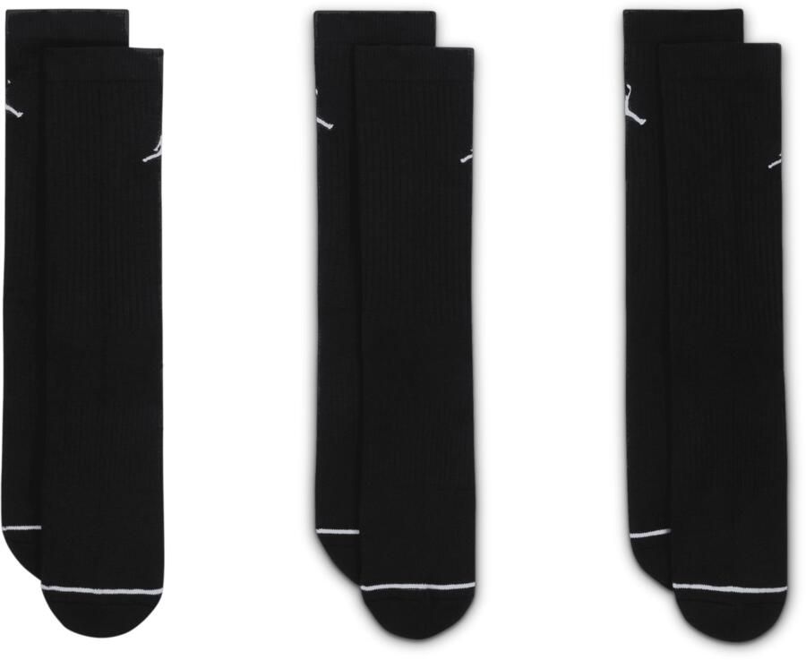 Jordan Everyday crew sokken (3 paar) Zwart - Foto 4