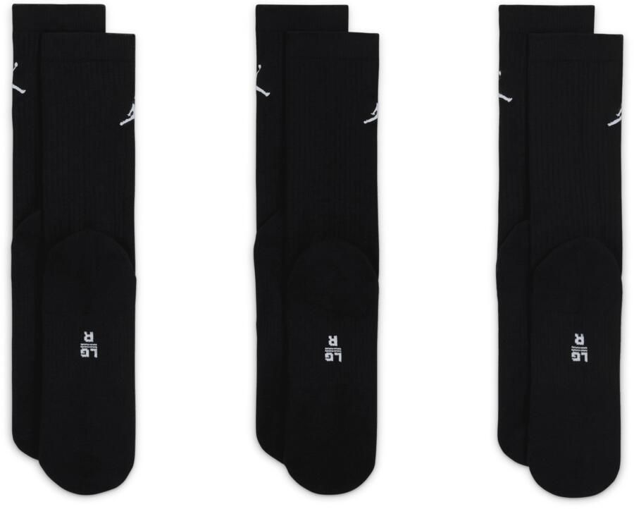 Jordan Everyday crew sokken (3 paar) Zwart - Foto 2
