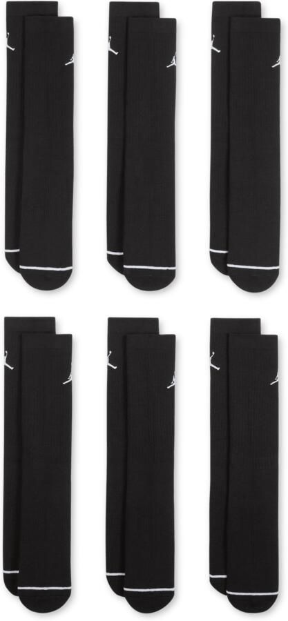 Jordan Everyday crew sokken met demping (6 paar) Zwart - Foto 2