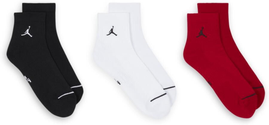 Jordan Everyday Enkelsokken (3 paar) Meerkleurig - Foto 3